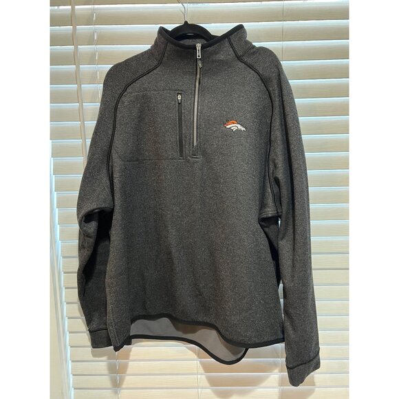 Cutter & Buck Other - Cutter & Buck Denver Broncos 1/4 Zip Sweater -‎ Size XXL
